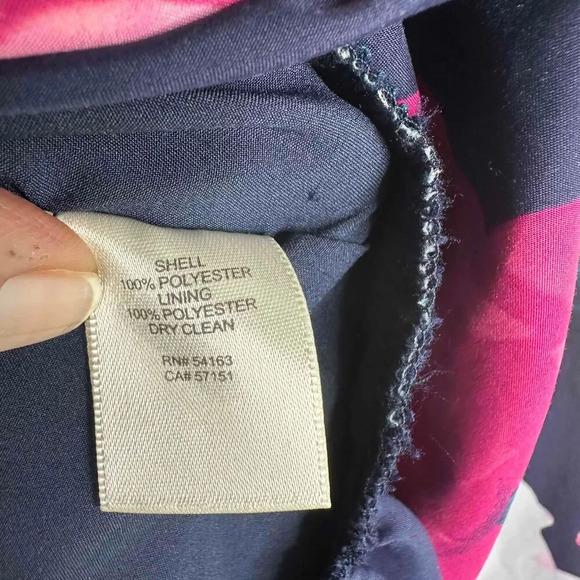 Eliza J Skirt Women’s Size 2 Floral Print Hi-Low Taffeta Ruffle Tiered Romantic - Picture 8 of 8